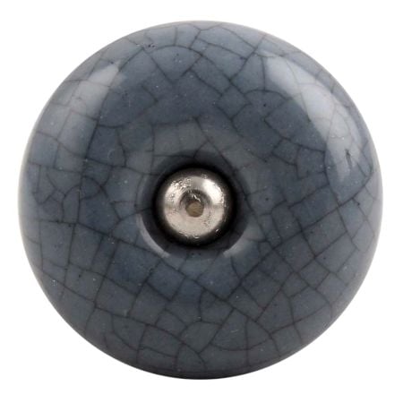Grey Crackle Ceramic Wine Stopper